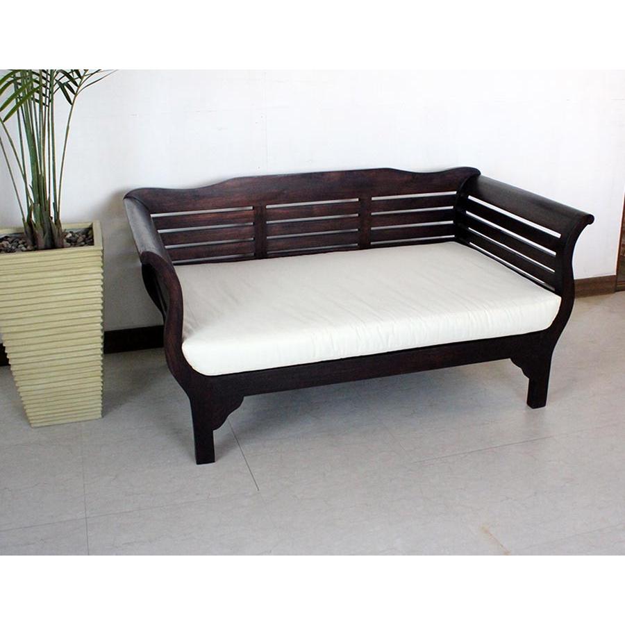 北欧スタイル　チーク材　2人用ソファ　ウォールナット　ベトナム製　アーム　IG img_46871011.jpg