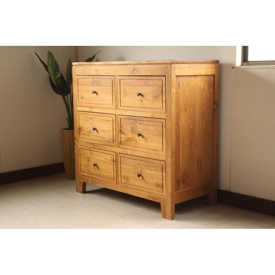 チークチェスト 幅105cm 奥行き50cm 高さ104cm タンス 収納家具 チーク材 天然木 ナチュラル 銘木 無垢材家具 バリ家具 リビングボード キャビネット y アジアンインテリアショップ Najam 通販 Yahoo ショッピング