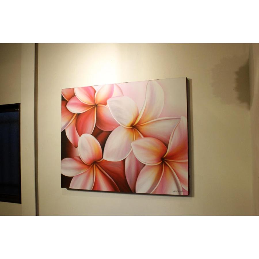 絵画 100×80cm プルメリア ピンク ハイクオリティ バリ島 アート 絵画 100×80cm プルメリア ピンク ハイクオリティ バリ島 アート
