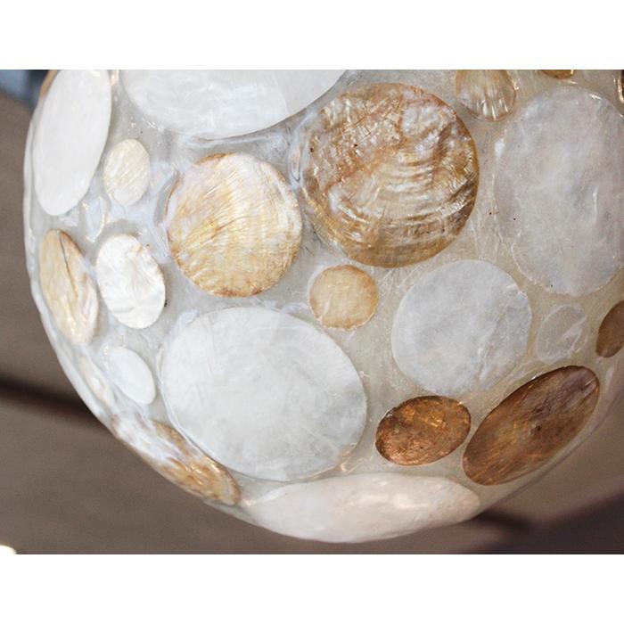 500円引きクーポン ボールペンダントライト Fcm カピスシェル アジアンモダン ドット 吊り下げ照明 間接照明 インテリア アジアン雑貨 ペンダントライト