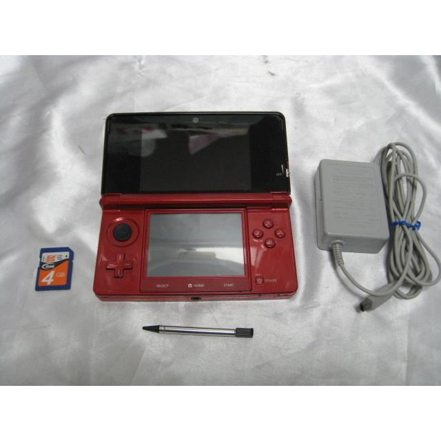 訳あり　ニンテンドー　3DS　本体 フレアレッド　箱なし　すぐに遊べるセット 任天堂　中古 |  | 01