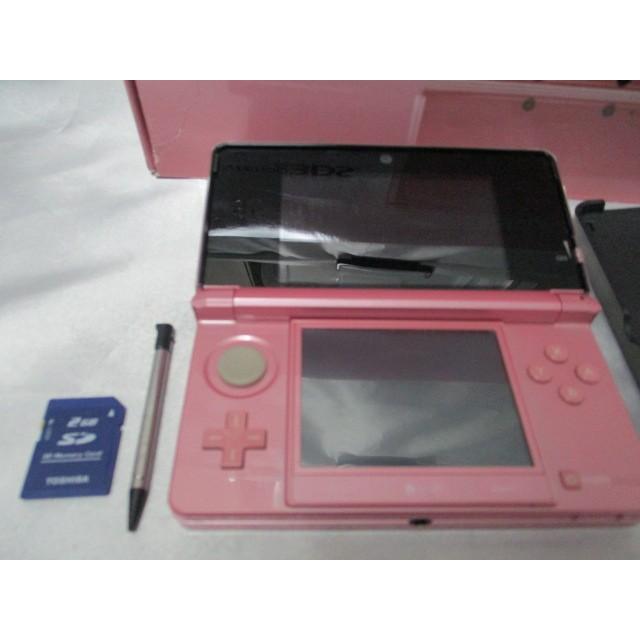 ニンテンドー 3DS ミスティピンク 箱付き すぐに遊べるセット 中古