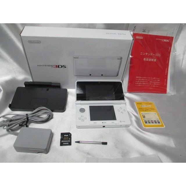 ニンテンドー3DS ピュアホワイト 箱付き　すぐに遊べるセット　中古 |  | 01