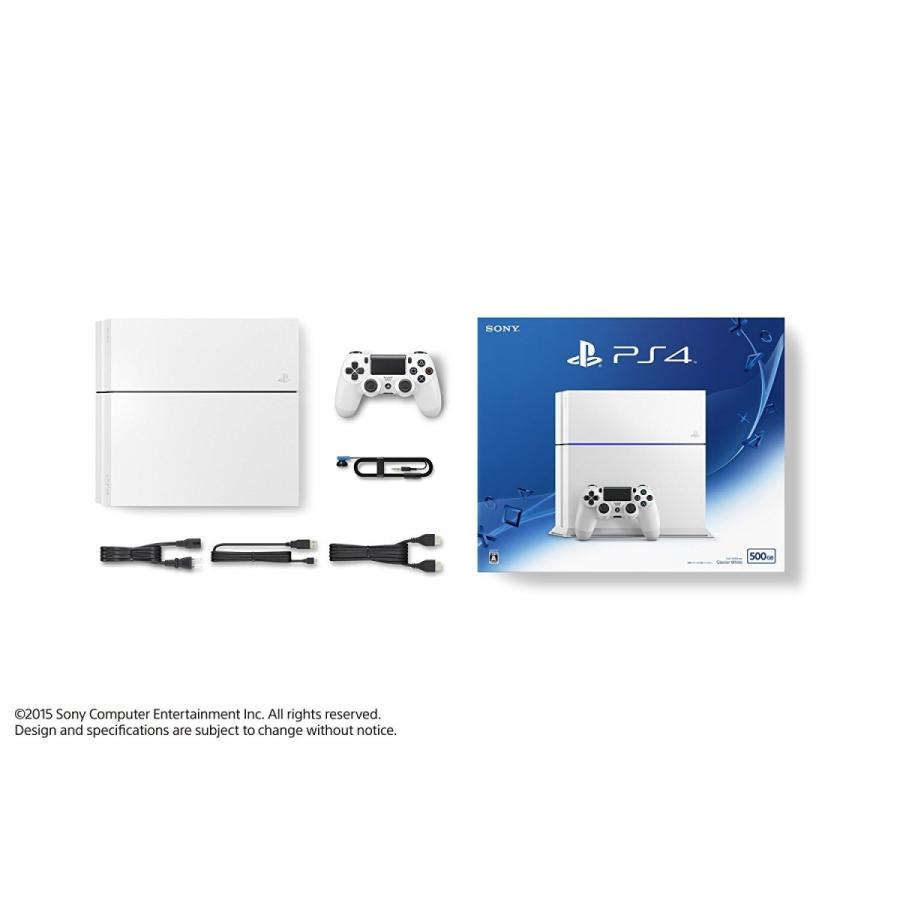 PlayStation 4 グレイシャー・ホワイト 500GB CUH-1200AB02 プレステ４ 