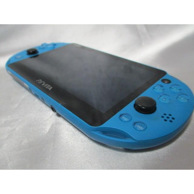 本体のみ　PlayStation Vita Wi-Fiモデル アクア・ブルー　PCH-2000ZA23　動作品　中古｜naka-store｜04