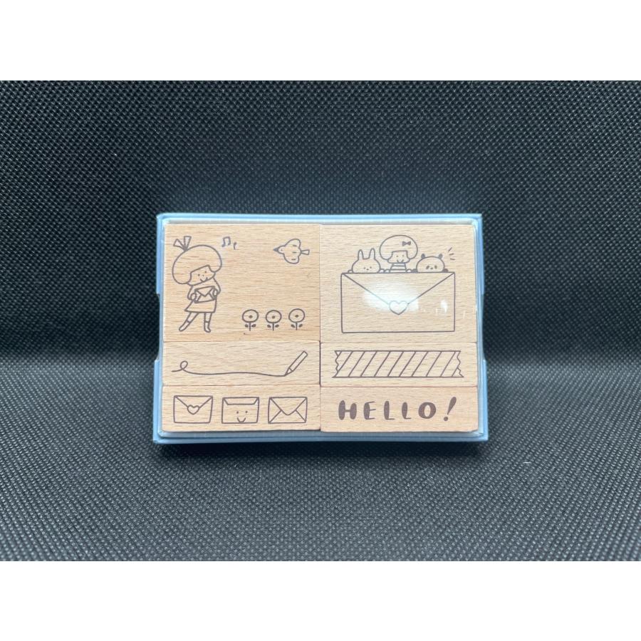 mizutama  スタンプ mizutama マークス 木製スタンプセット ＜レター＞ | マークス