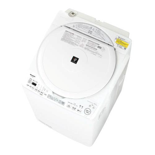 SHARP タテ型洗濯乾燥機 ES-TX8K-W : 家電通販 ナカデン - 通販