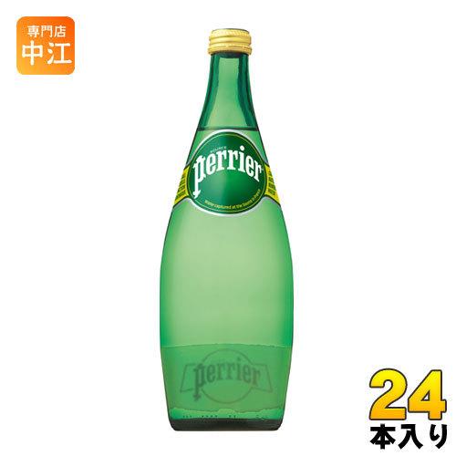 ペリエ 750ml 瓶 24本 (12本入×2 まとめ買い) 炭酸水 無糖 南フランス