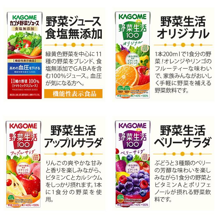 カゴメ 野菜ジュース 他 195ml 200ml 紙パック 選べる 72本 (24本×3) 〔野菜生活100 野菜一日これ一本 選り取り よりどり〕 :420618110set:専門店中江 - 通販 - Yahoo!ショッピング カゴメ 野菜ジュース 他 195ml 200ml 紙パック 選べる 72本 (24本×3) 〔野菜生活100 野菜一日これ一本 選り取り よりどり〕 :420618110set:専門店中江 - 通販 - Yahoo!ショッピング