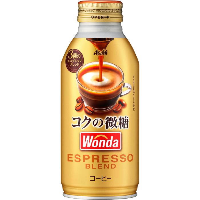 WONDA アサヒ ワンダ コクの微糖 370g ボトル缶 24本入 コーヒー 珈琲