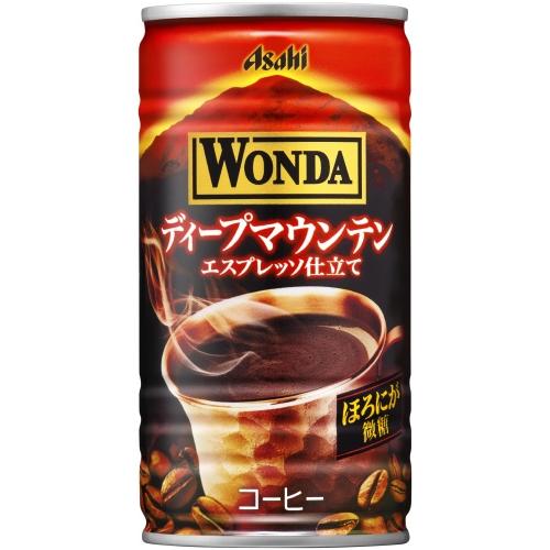 アサヒ ワンダ WONDA ディープマウンテン 185g 缶 60本 (30本入×2 まとめ買い) コーヒー飲料 缶コーヒー｜nakae-web｜02