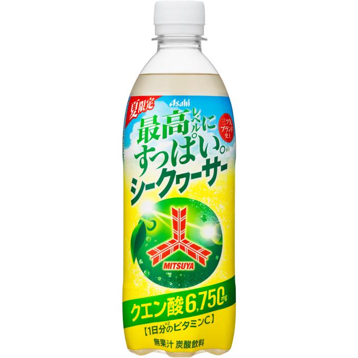 三ツ矢 アサヒ すっぱいシークヮーサー 500ml ペットボトル 48本 (24本