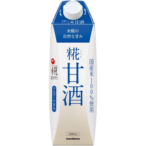 マルコメ プラス糀 糀甘酒LL 1000ml 紙パック 6本入｜nakae-web｜02