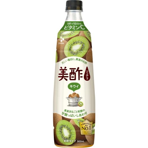 CJジャパン 美酢 ミチョ キウイ 900ml プラスチックボトル 12本入 酢飲料 希釈用 お酢 果実酢の画像