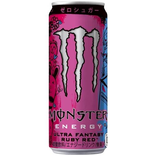 アサヒ モンスターエナジー ウルトラファンタジー ルビーレッド 355ml 缶 48本 (24本入×2 まとめ買い) エナジードリンク 炭酸飲料 ゼロシュガー_1