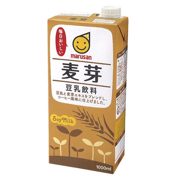 マルサンアイ 豆乳飲料 麦芽 1000ml 紙パック 18本 (6本入×3 まとめ買い) イソフラボン｜nakae-web｜02