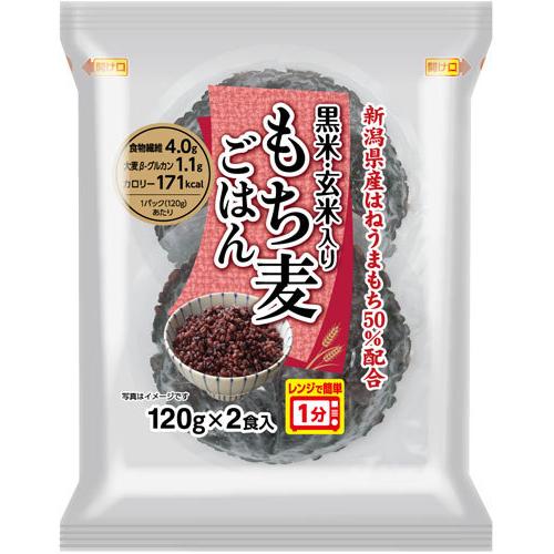 越後製菓 黒米・玄米入りもち麦ごはん 2食×6個入｜nakae-web｜02