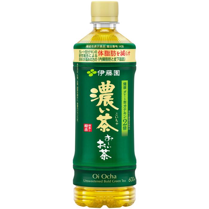 お〜いお茶 伊藤園 濃い茶 600ml ペットボトル 48本 (24本入×2