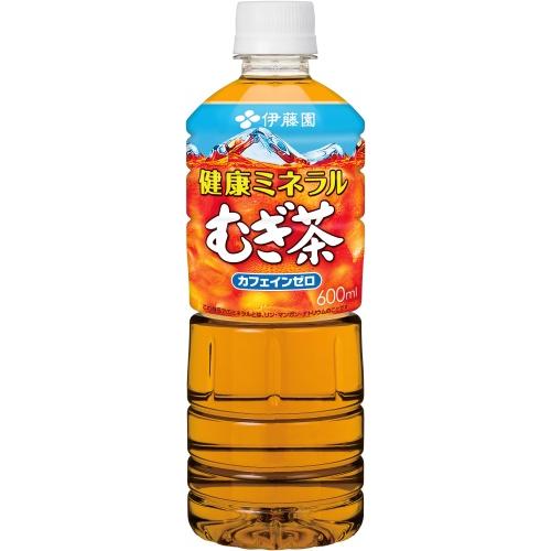 健康ミネラルむぎ茶 伊藤園 600ml ペットボトル 24本入 お茶 デカフェ