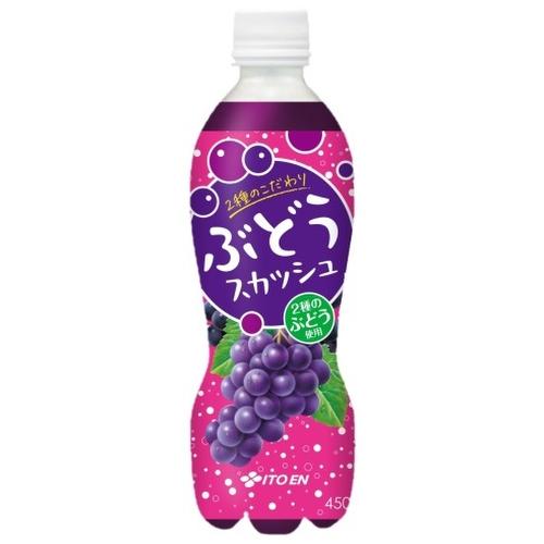 ソフトドリンク Yuichi Ito 伊藤園（ITO EN） 2種のこだわりぶどうスカッシュ 450ml ペットボトル