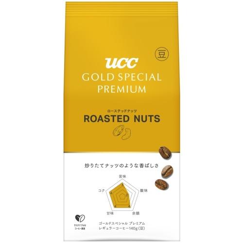 UCC ゴールドスペシャル プレミアム 炒り豆 ローステッドナッツ 豆 140g 12袋 (6袋入×2 まとめ買い) コーヒー豆 レギュラーコーヒー_1