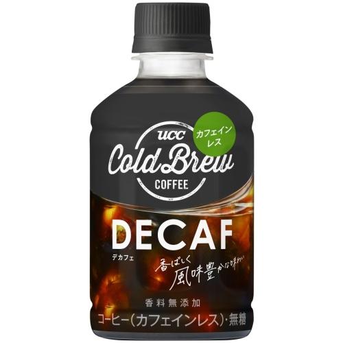 UCC COLD BREW DECAF デカフェ 280ml ペットボトル 72本 (24本入×3 まとめ買い) コーヒー 珈琲 無糖 ブラック カフェインレス｜nakae-web｜02
