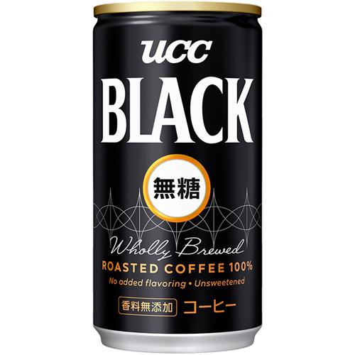 UCC ブラック無糖 185g 缶 90本 (30本入×3 まとめ買い) : 専門店中江