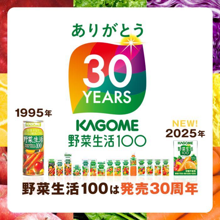 野菜生活100 カゴメ オリジナル 100ml 紙パック 30本入 野菜ジュース