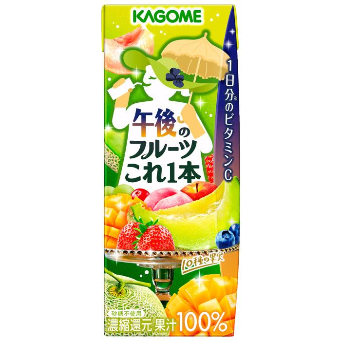 野菜生活100 カゴメ 午後のフルーツこれ一本 200ml 紙パック 96本 (24