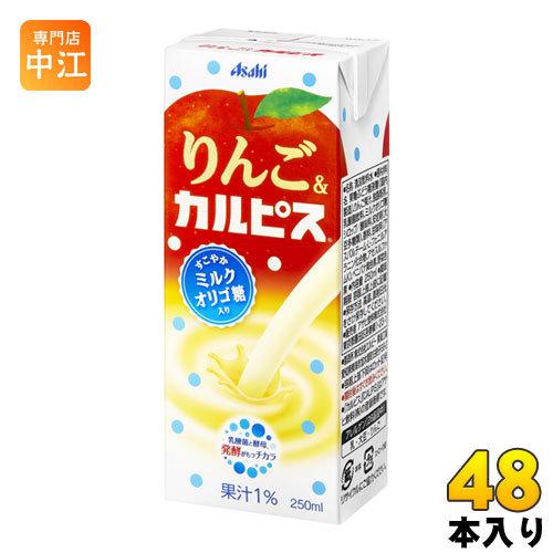 エルビー りんご&カルピス 250ml 紙パック 48本 (24本入×2 まとめ買い