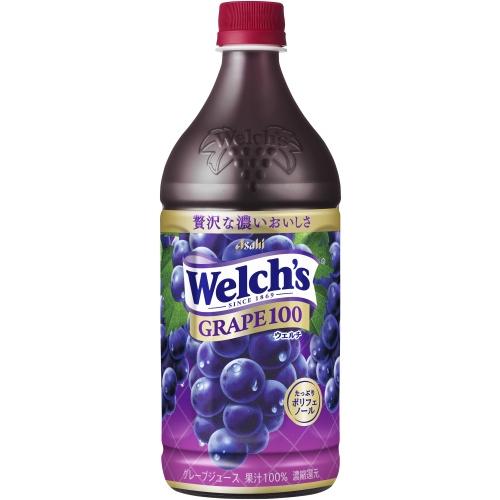 Welch's アサヒ ウェルチ グレープ100 800g ペットボトル 8本入 果汁