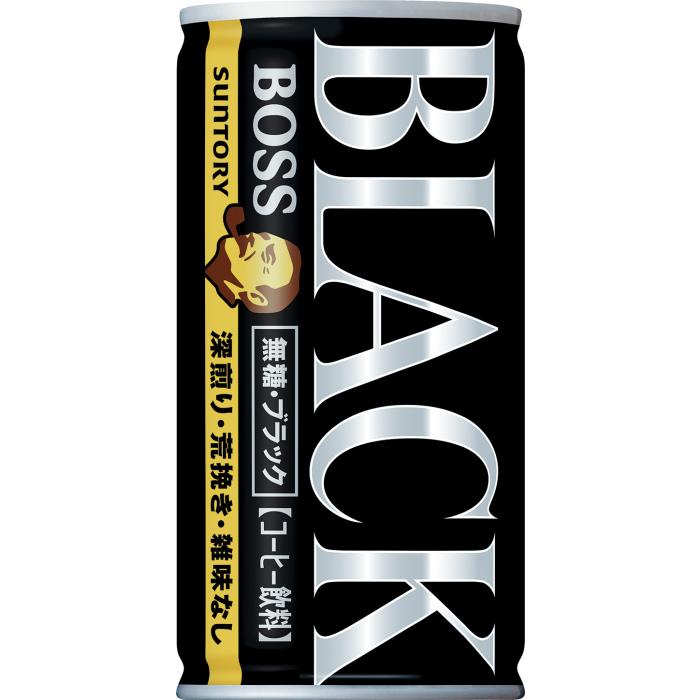☆サントリー BOSS 無糖・ブラック 185g×90缶☆ BOSS（サントリー） サントリー BOSS ボス 無糖ブラック 185g 缶 90本