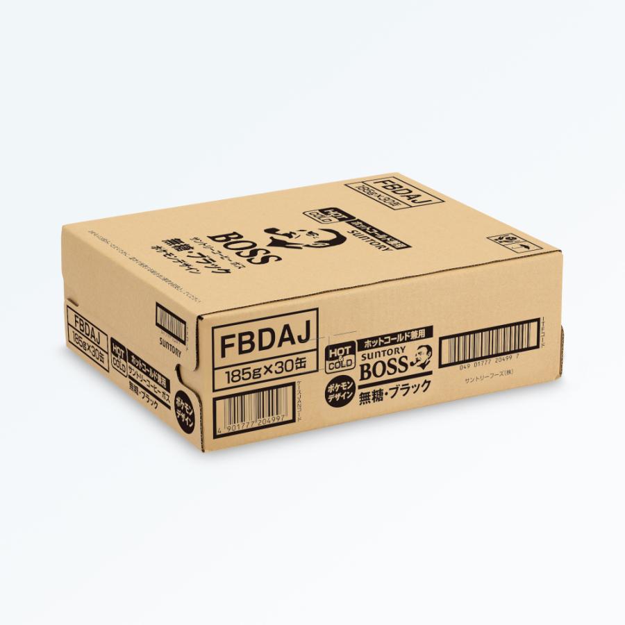 BOSS（サントリー） サントリー BOSS ボス 無糖ブラック 185g 缶 30本