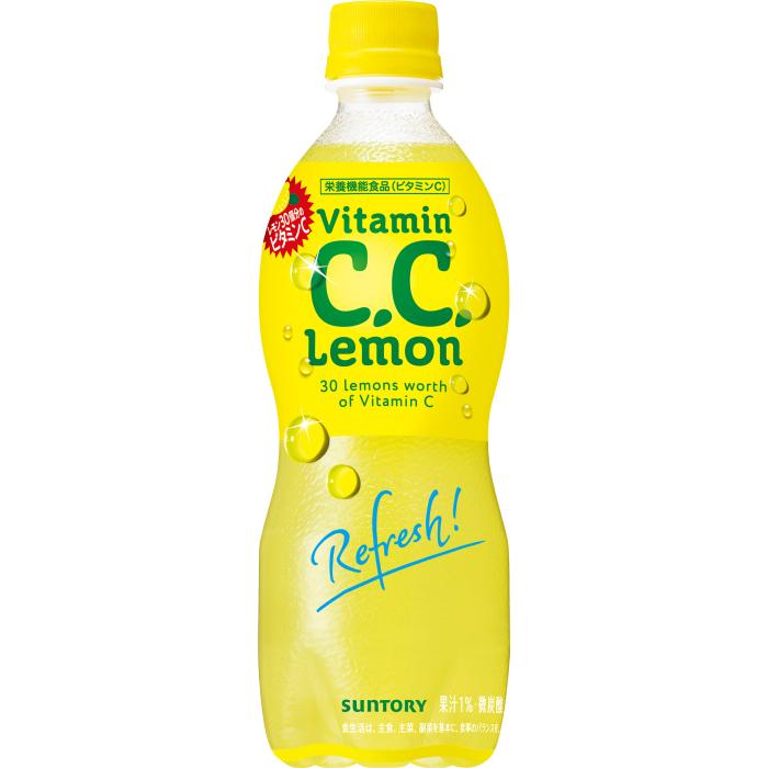 C.C.レモン サントリー 500ml ペットボトル 48本 (24本入×2 まとめ買い