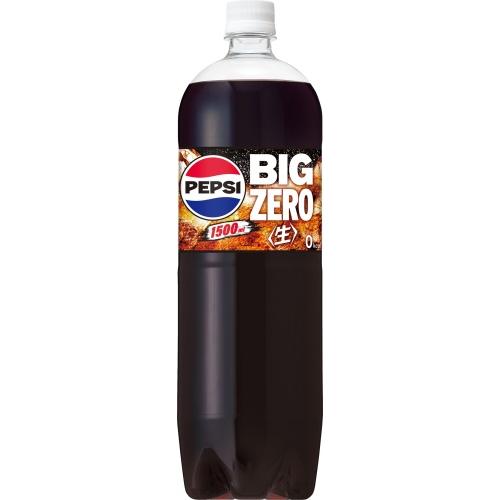 PEPSI（ペプシ） サントリー BIG 生 ゼロ 1.5L ペットボトル 16本 (8本