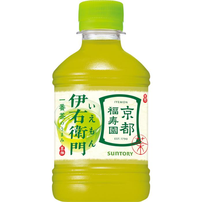 サントリー 緑茶 伊右衛門 VD用 280ml ペットボトル 288本 (24本入×12 まとめ買い) 茶飲料 自動販売機用 COLDの画像