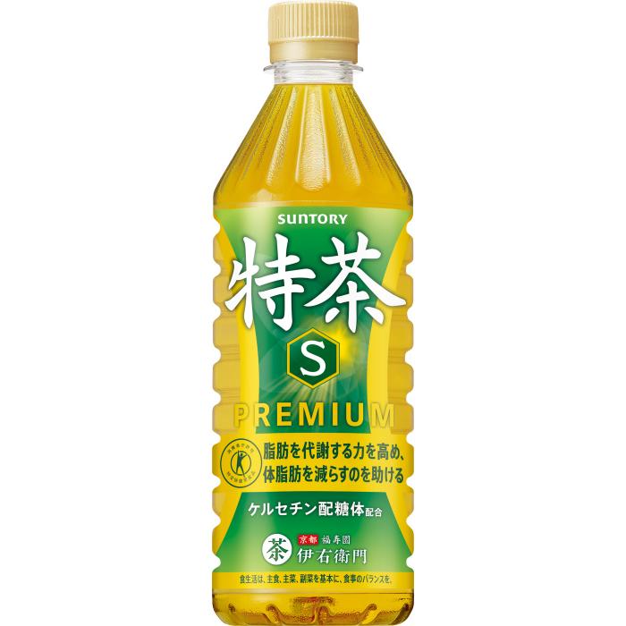 ■訳あり　サントリー 特茶 500ml（特保）4箱（計96本） 特茶 サントリー 緑茶 伊右衛門 s VD用 500ml ペットボトル 48本 (24本