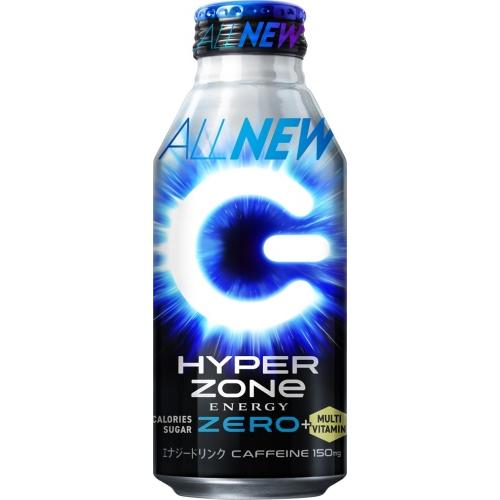 ZONeシール付き サントリー HYPER ZONe ENERGY ZERO 400ml ボトル缶 24本入 ALLNEW エナジードリンク マルチビタミン｜nakae-web｜02