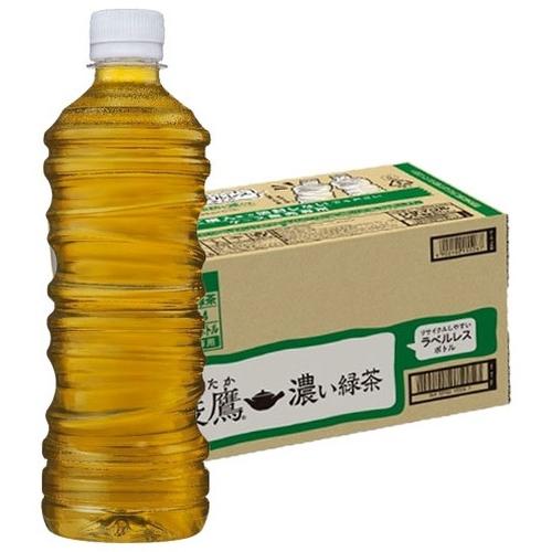 綾鷹 コカ・コーラ 濃い緑茶 ラベルレス 525ml ペットボトル 24本入