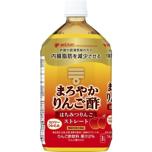 ミツカン まろやかりんご酢 はちみつりんご ストレート 1L ペットボトル 12本 (6本入×2 まとめ買い) 酢飲料｜nakae-web｜02