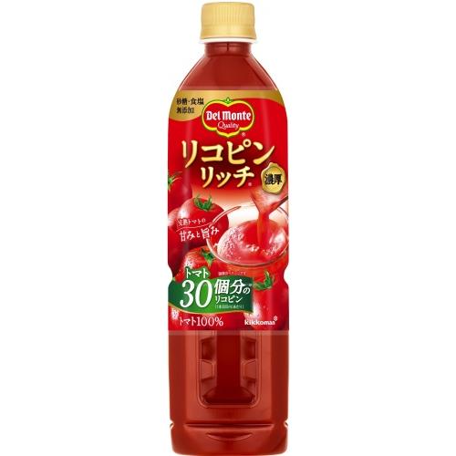 デルモンテ リコピンリッチ トマト飲料 800ml ペットボトル 30本 (15本