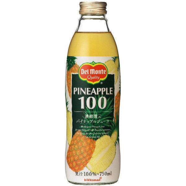 デルモンテ パイナップルジュース 100％ 750ml 瓶 12本 (6本入×2 まとめ買い)｜nakae-web｜02
