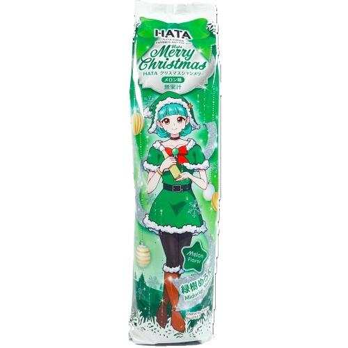 ハタ鉱泉 クリスマスシャンメリー メロン味 360ml 瓶 40本 (20本入×2 まとめ買い) 炭酸飲料 イベント 期間限定 ケース販売_1
