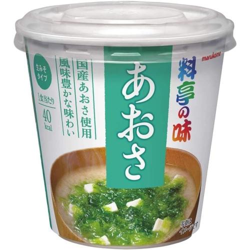 マルコメ（marukome） カップみそ汁 料亭の味 あおさ 48個 (6個入×8