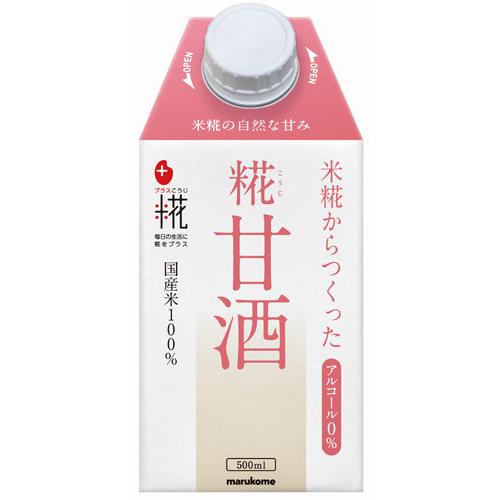 マルコメ（marukome） プラス糀 糀甘酒 500ml 紙パック 12本入 : 専門
