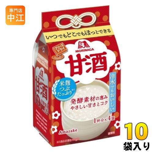 ◆ 甘い物 森永製菓 フリーズドライ 甘酒 4食×10袋入 あまざけ あま酒 : 専門店