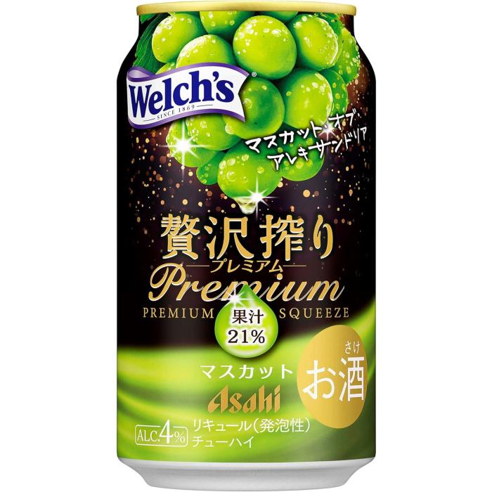 アサヒ（asahi） アサヒビール 贅沢搾り プレミアム マスカット 350ml