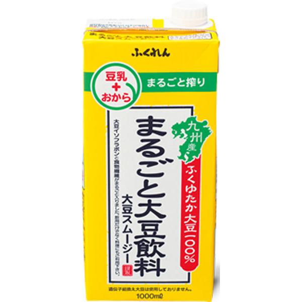 ふくれん まるごと大豆飲料大豆スムージー 1000ml 6本入｜nakae-web｜02