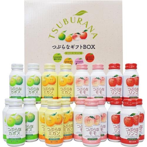 JAフーズおおいた つぶらなギフトBOX 190g ボトル缶 20本入 果汁飲料