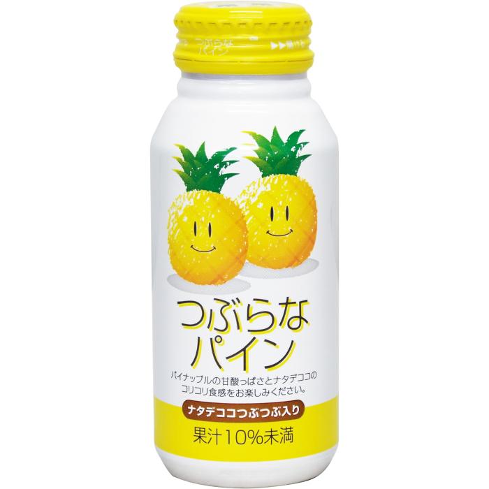 JAフーズおおいた つぶらなパイン 190g ボトル缶 30本入 果汁飲料